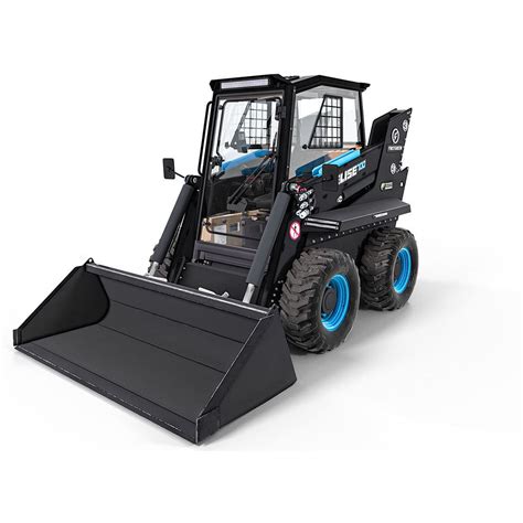 green skid steer|battery powered skid steer.